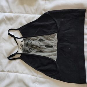 Black Sleeveless Women's Top